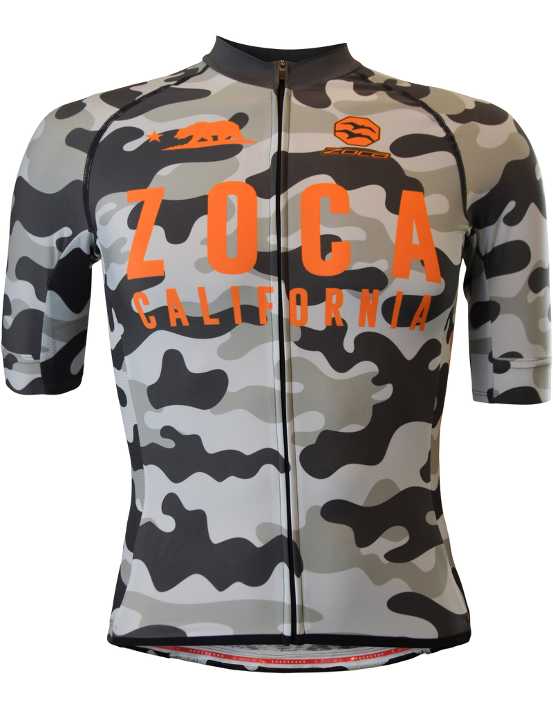 ORANGE CAMO Men's Cycling Jersey
