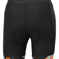 ORANGE CAMO Women's Tri Shorts