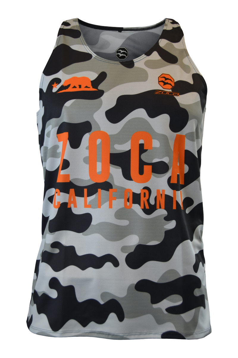 ORANGE CAMO Men's Running Tank Top – Zoca_gear