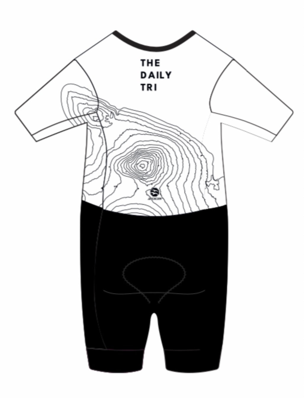 2025 The Daily Tri Women's Edge Tri Suit White