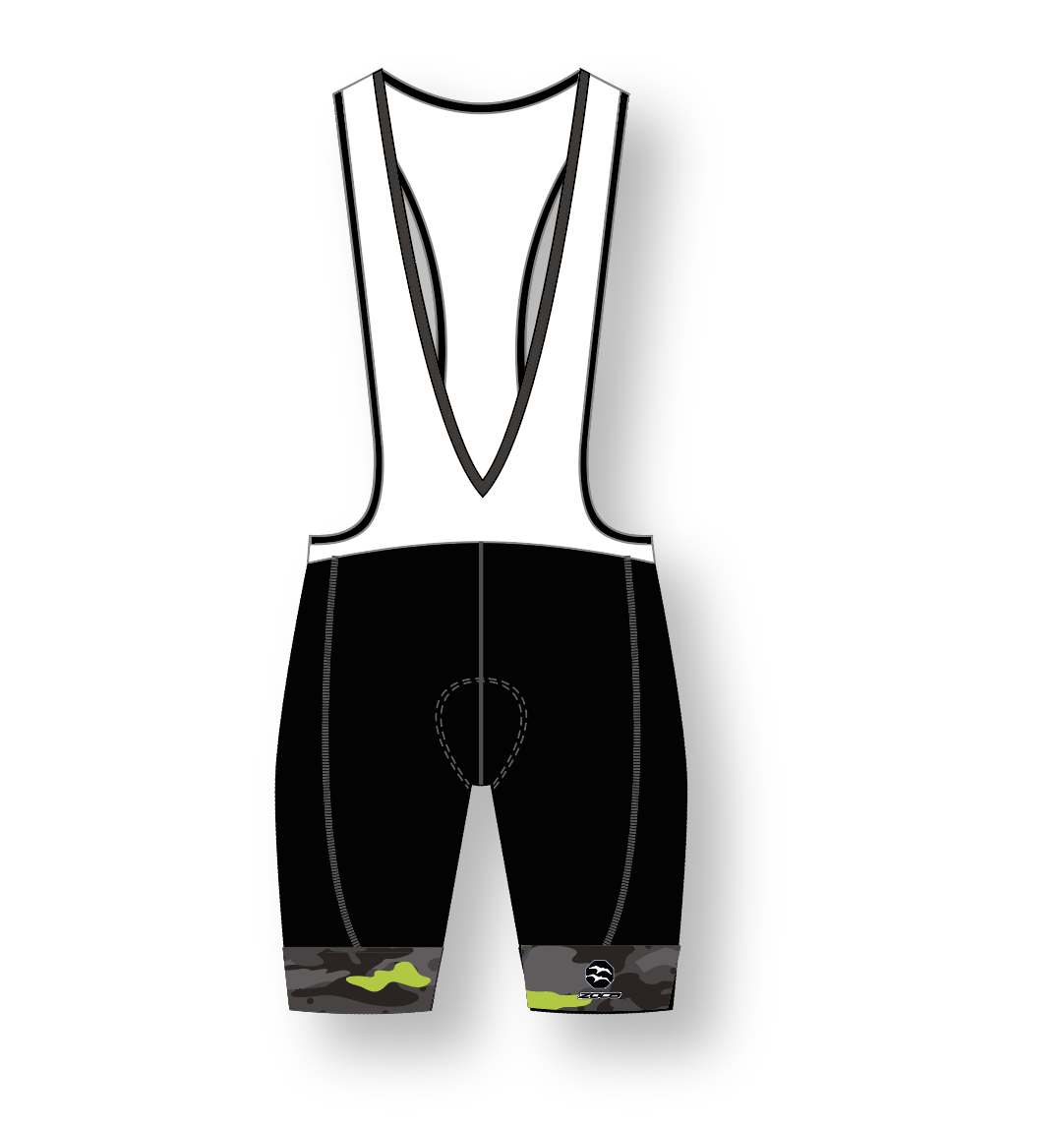 Green Camo Women's Century Bib