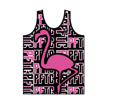 Pink Flamingo Men's Running Tank