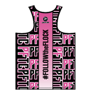 Pink Flamingo Women's Running Tank Top - Razor back
