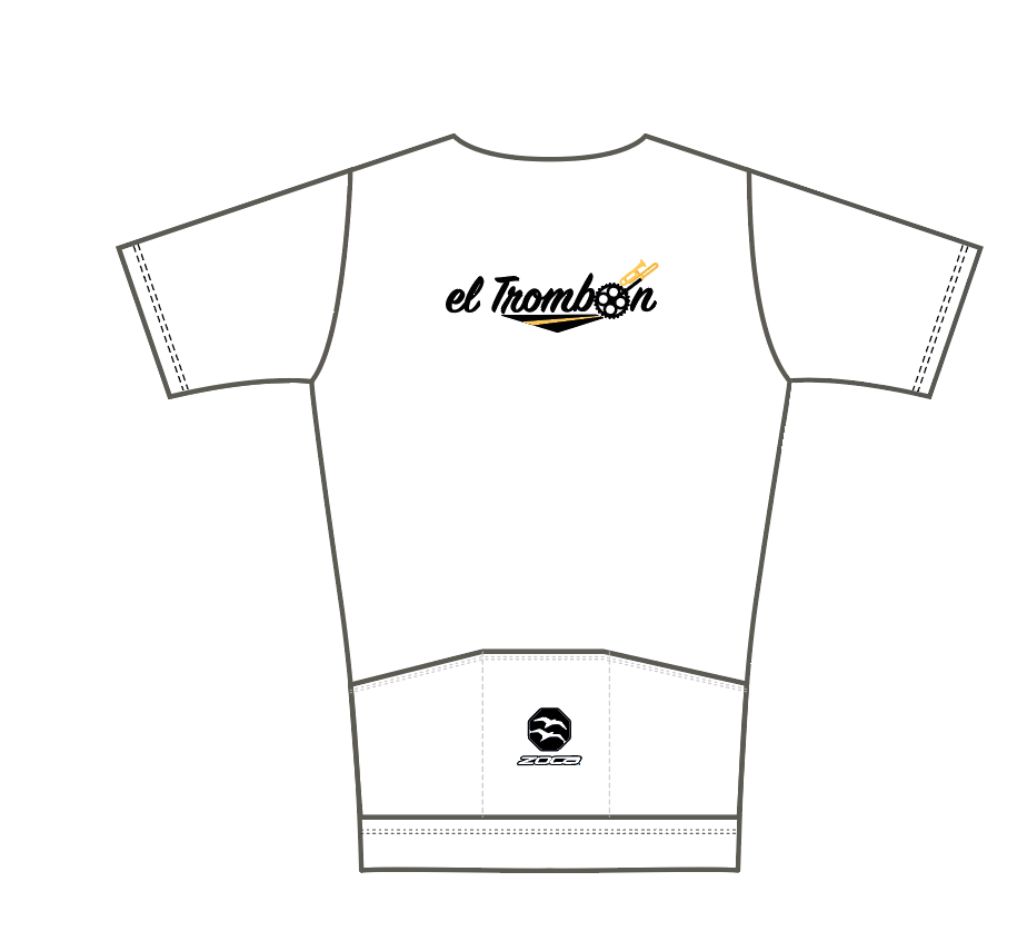 Trombon Men's Briza Jersey - White