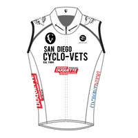 2025 CycloVets Men's Vest (w/pockets!) White
