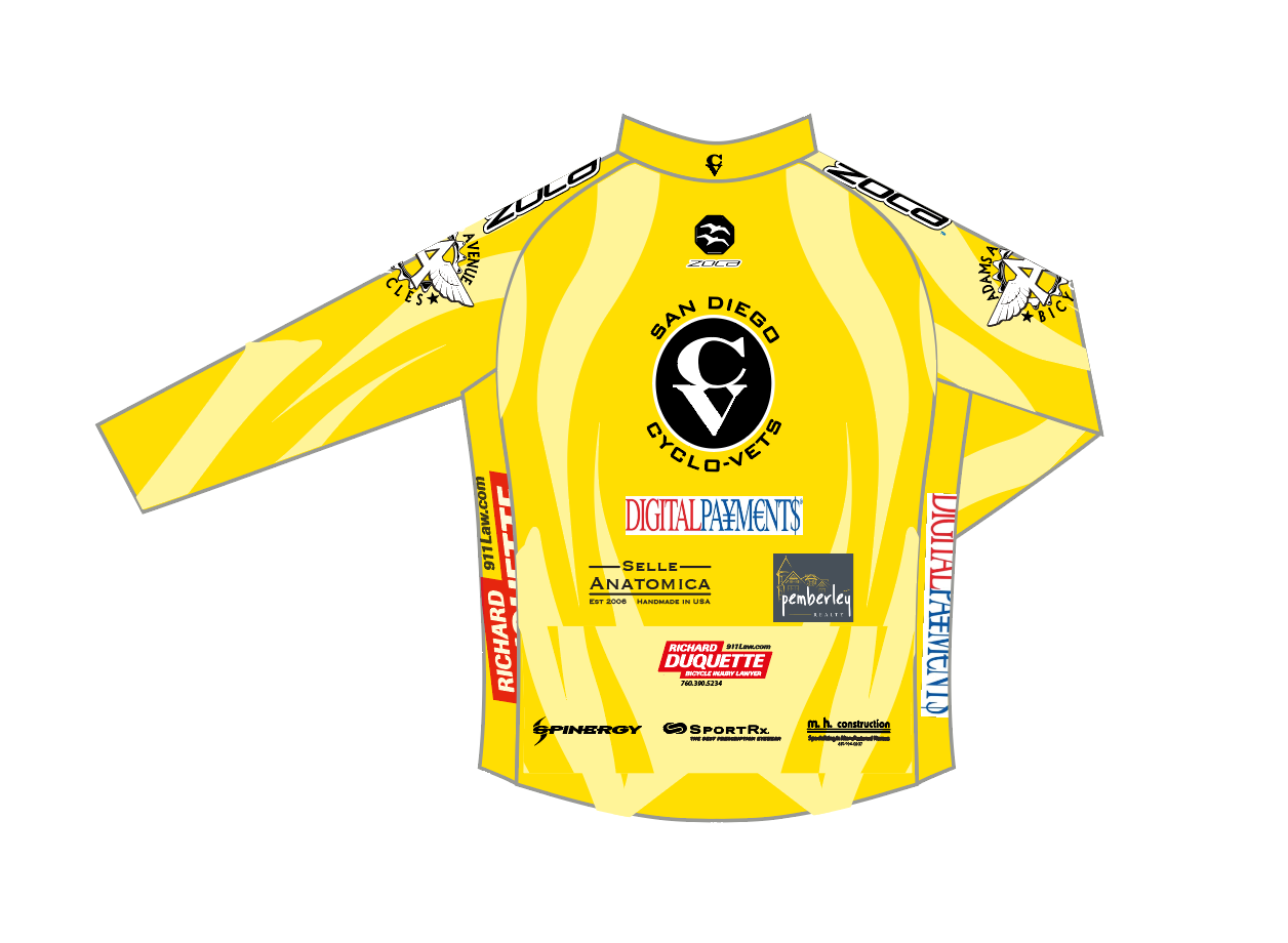 2025 CycloVets Men's Long Sleeve Pro Jersey