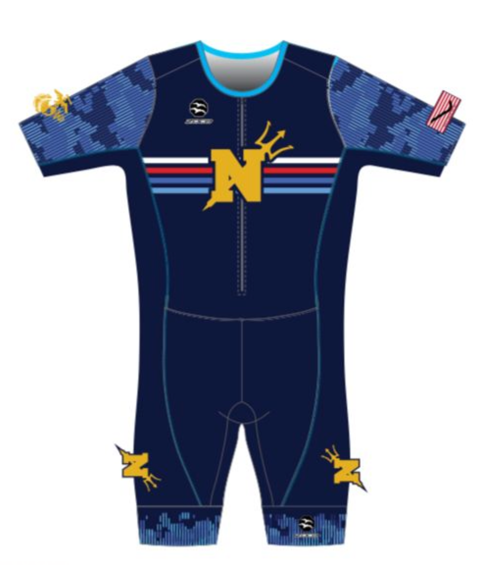 USNA Women's AquaSpeed Short Sleeve Tri Suit