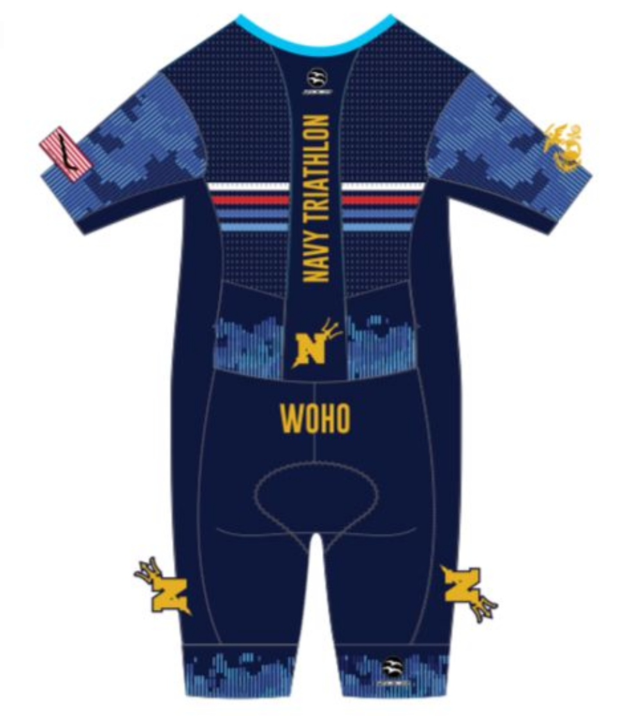 USNA Women's AquaSpeed Short Sleeve Tri Suit