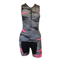 CAMO PINK WOMEN TRI SHORTS
