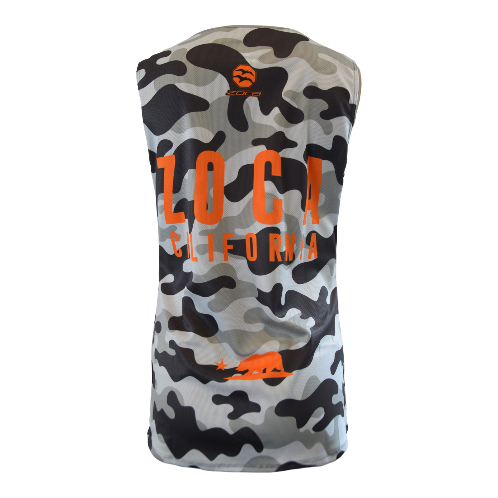 ORANGE CAMO Women's Running Tank Top