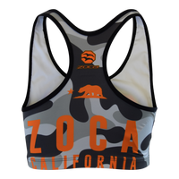 ORANGE CAMO Women's Sport Bra
