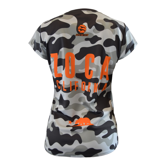 ORANGE CAMO Women's Tech Tee