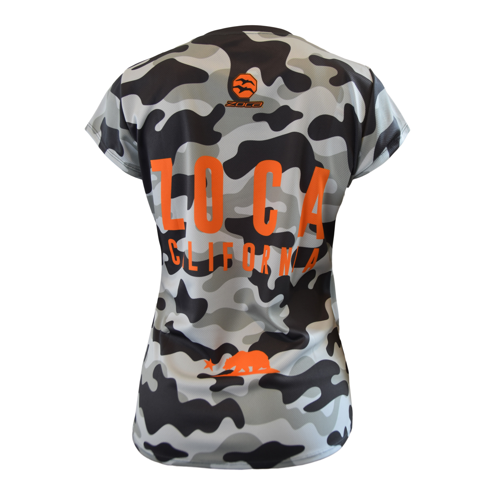 ORANGE CAMO Women's Tech Tee