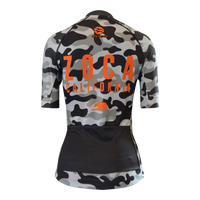 ORANGE CAMO Women's Cycling Jersey
