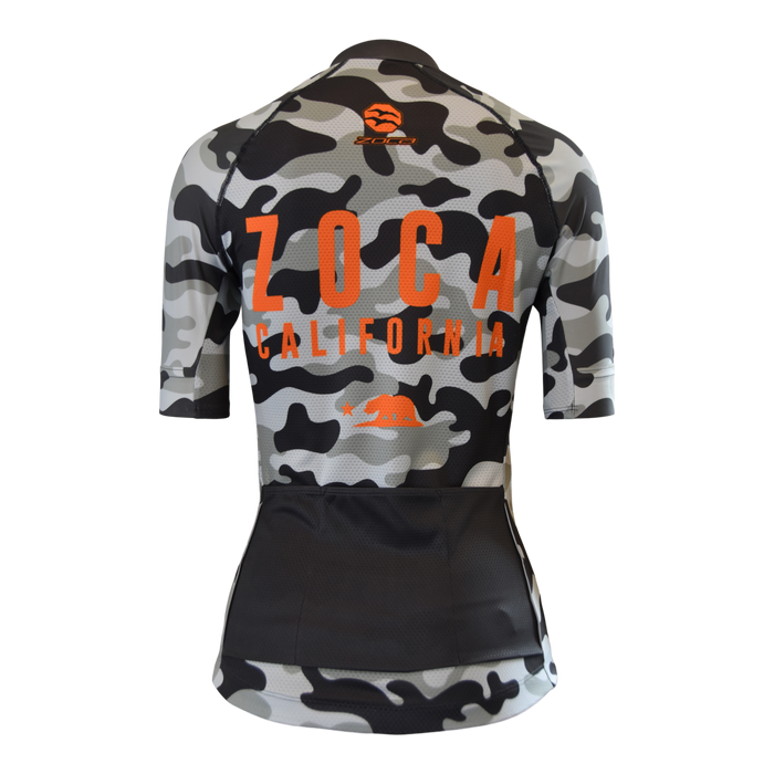 ORANGE CAMO Women's Cycling Jersey