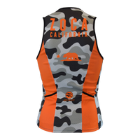 ORANGE CAMO Men's Tri Top
