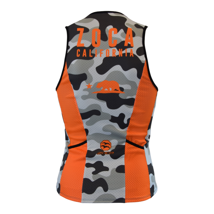 ORANGE CAMO Men's Tri Top