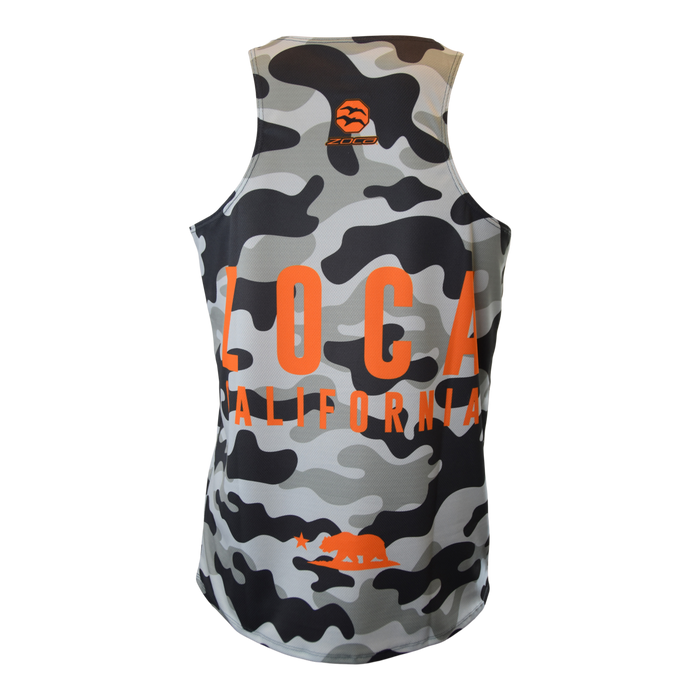 ORANGE CAMO Men's Running Tank Top