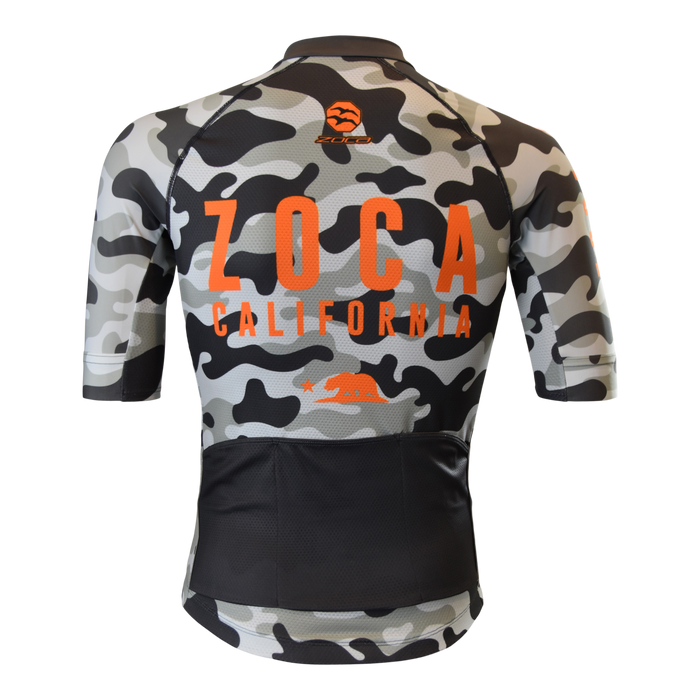 ORANGE CAMO Men's Cycling Jersey