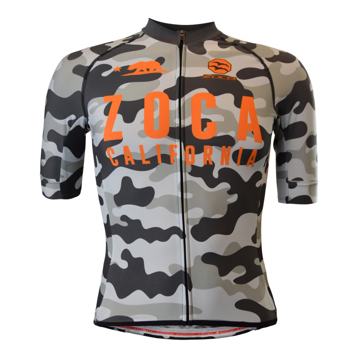 ORANGE CAMO Men's Cycling Jersey