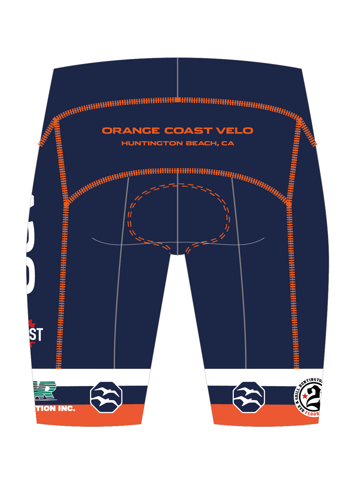 OCV Womens Z-1 Long Cycling Shorts