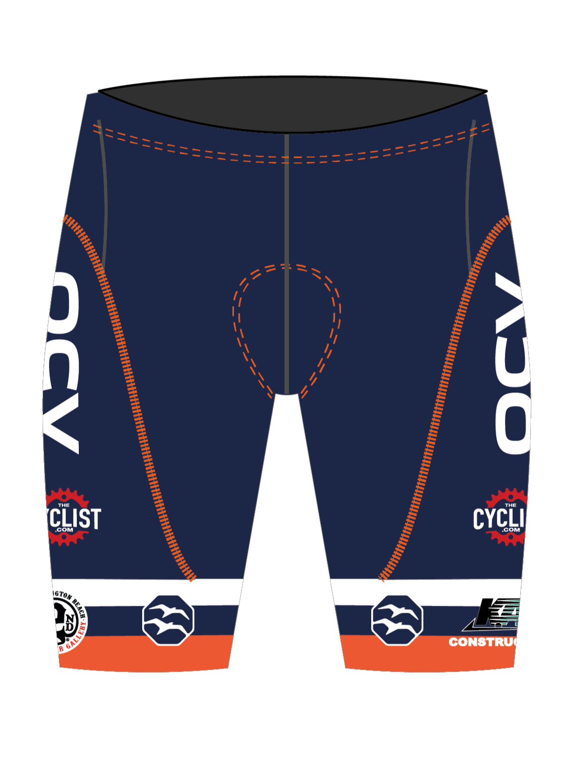 OCV Womens Z-1 Long Cycling Shorts