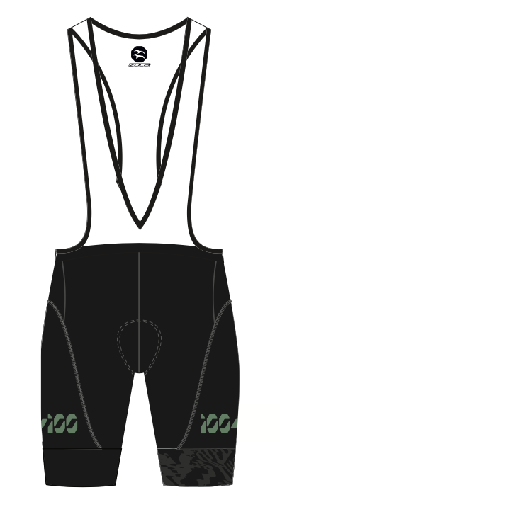 IC100 Z1 Green bib - Men