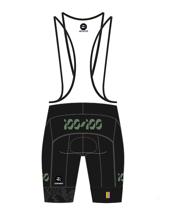 IC100 Z1 Green bib - Men