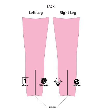 IC100 Pink Unisex Leg Warmers