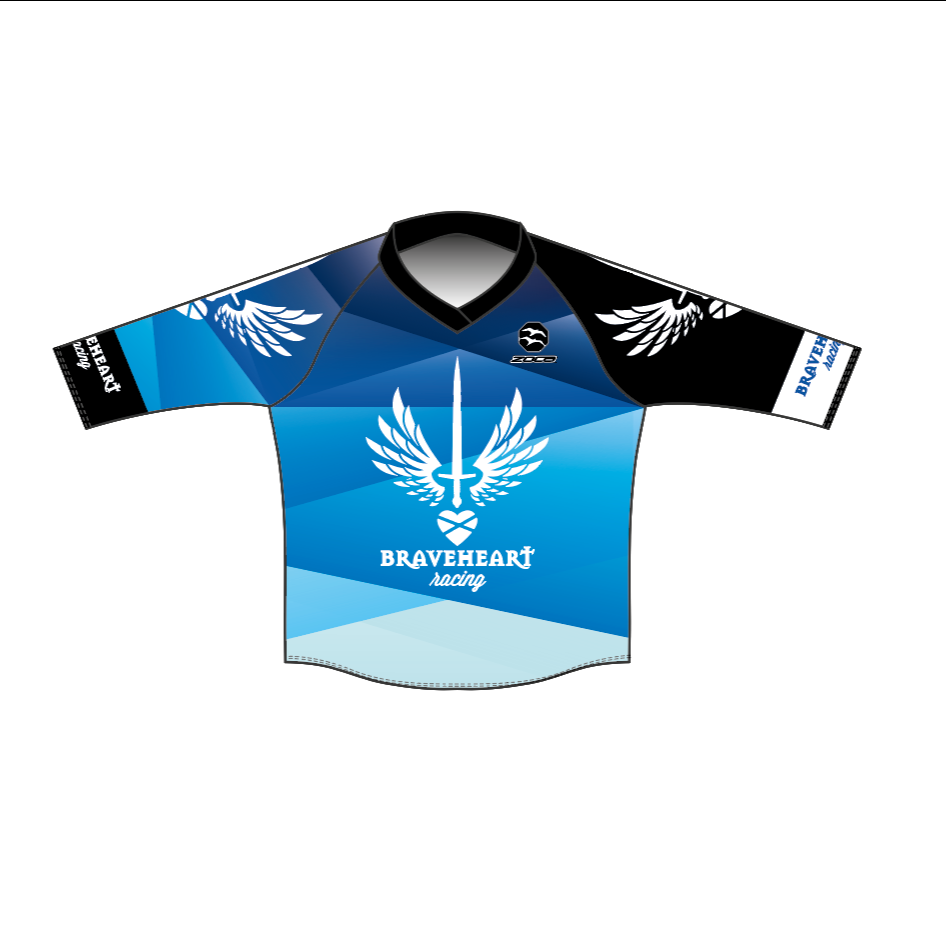 2022 BRAVEHEART Men's MTB Jersey 3/4 sleeve