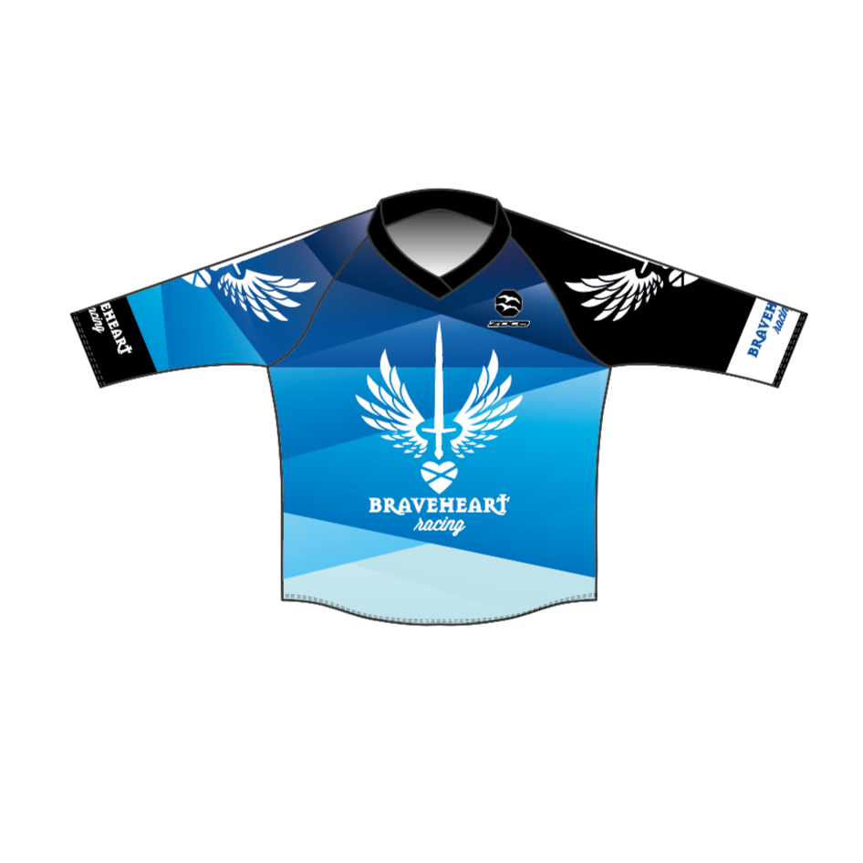 2022 BRAVEHEART Youth's MTB Jersey 3/4 sleeve