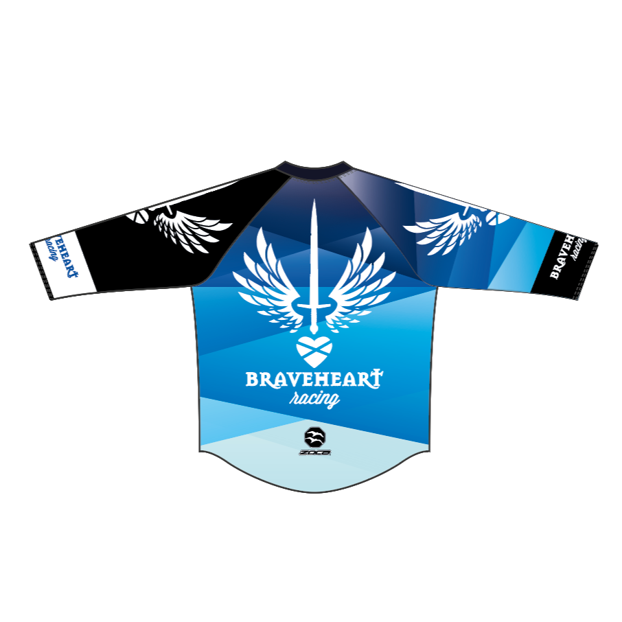 2022 BRAVEHEART Youth's MTB Jersey 3/4 sleeve