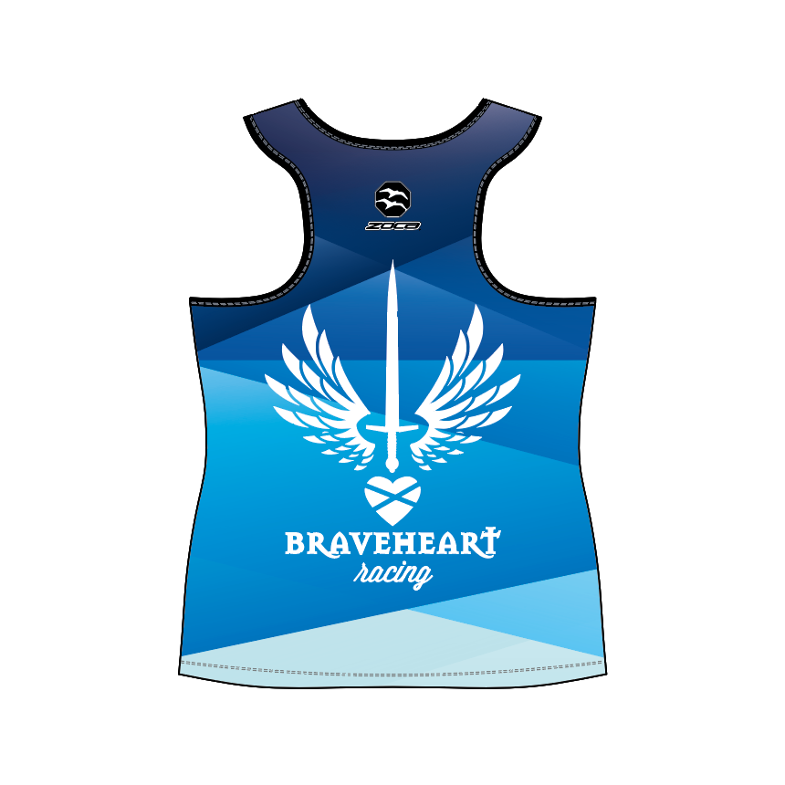 2022 BRAVEHEART Women's Running Tank Top - Razor