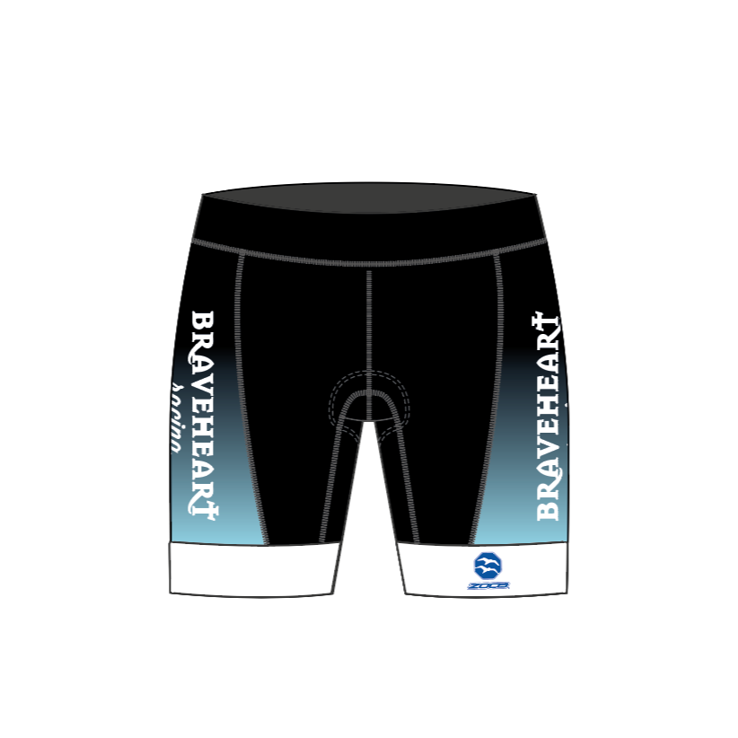 2022 BRAVEHEART Men's Fast 100 Tri Shorts