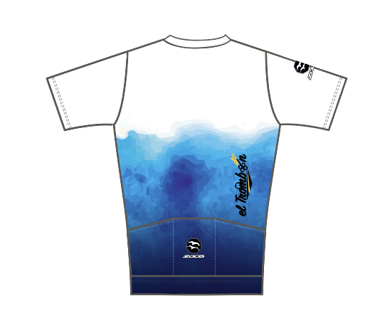 Trombon Men's Blue Nuvuole Jersey