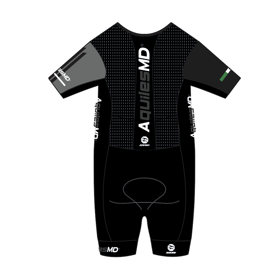 2023 Aquiles Women's Short Sleeve AquaSpeed Tri Suit
