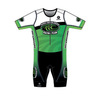 2024 MW Triathlon Men's Short Sleeve AquaSpeed Tri Suit
