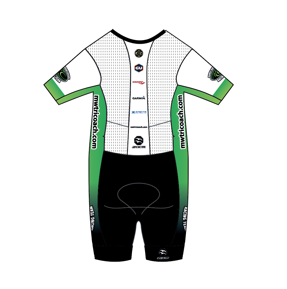 2024 MW Triathlon Men's Short Sleeve AquaSpeed Tri Suit