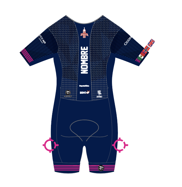 2023 Spartan 55 Men's Short Sleeve AquaSpeed Tri Suit