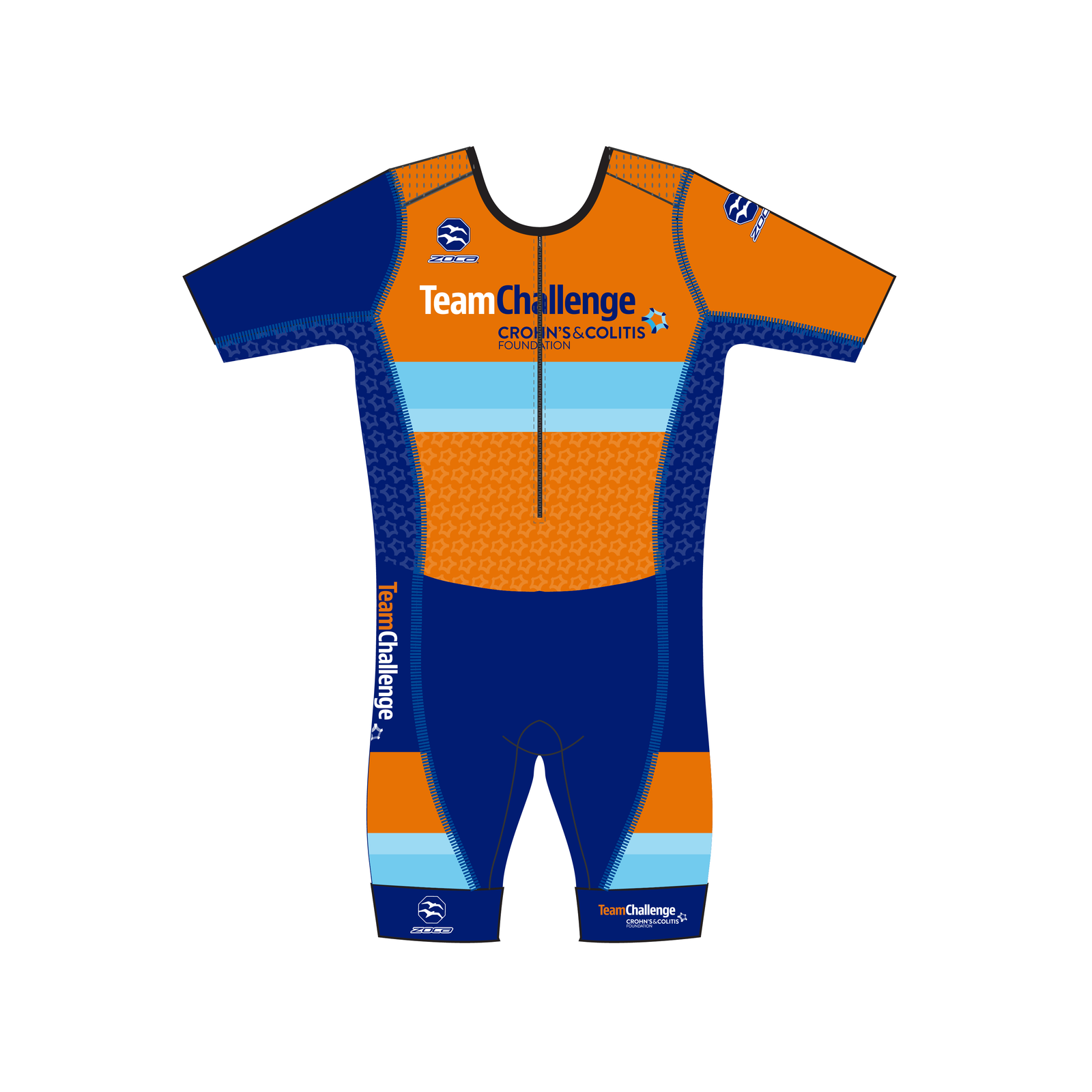 2023 Team Challenge Men's Short Sleeve AquaSpeed Tri Suit