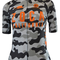 ORANGE CAMO Women's Cycling Jersey
