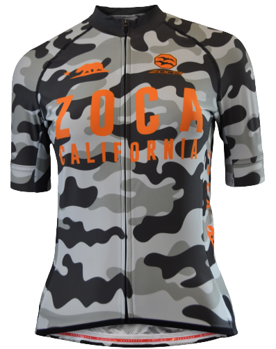 ORANGE CAMO Women's Cycling Jersey