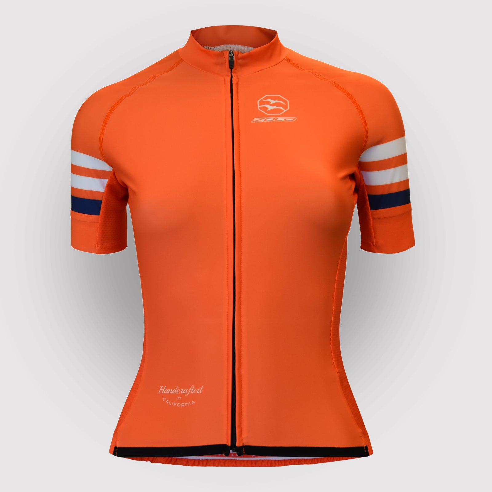 Women's Veta Albatross Orange Stripes Jersey