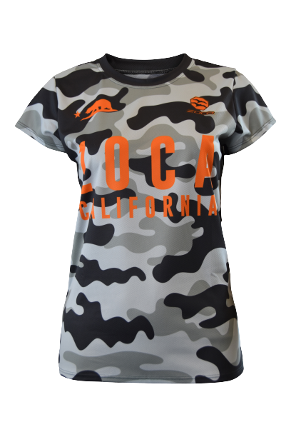 ORANGE CAMO Women's Tech Tee